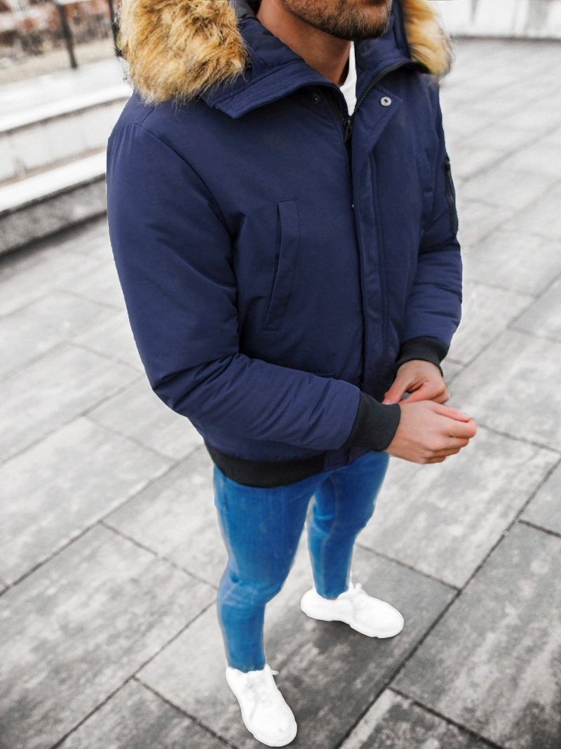 Куртка чоловіча Темно-Синя OZONEE JS/M2019/215