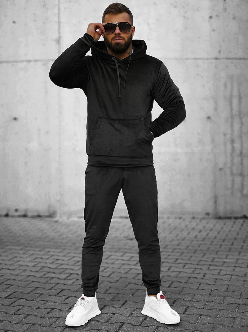 Спортивний костюм чоловічій Чорний OZONEE O/12139