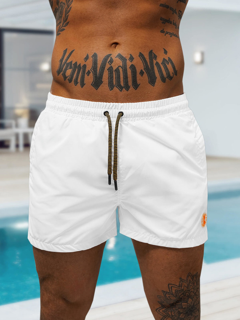 Spodenki kąpielowe męskie białe OZONEE O/22205001