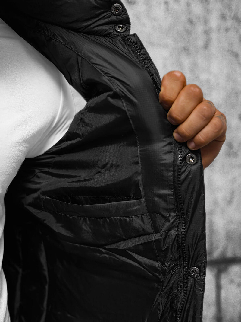 Безрукавка чоловіча чорна OZONEE JS/58M13078/392