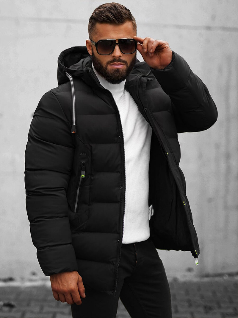 Куртка зимова чоловіча Чорна OZONEE JS/22M61/392