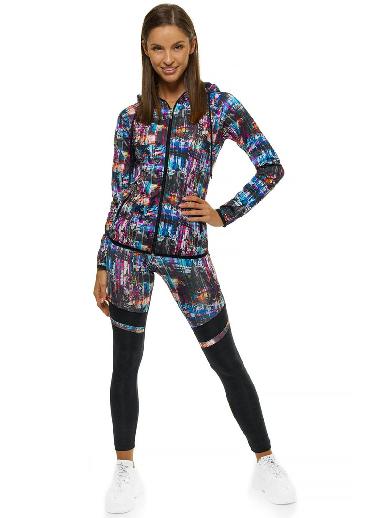 Жіночий спортивний костюм з двох частин Кольоровий OZONEE O/MS021