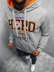 Bluza z kapturem męska szara OZONEE JS/Y10056