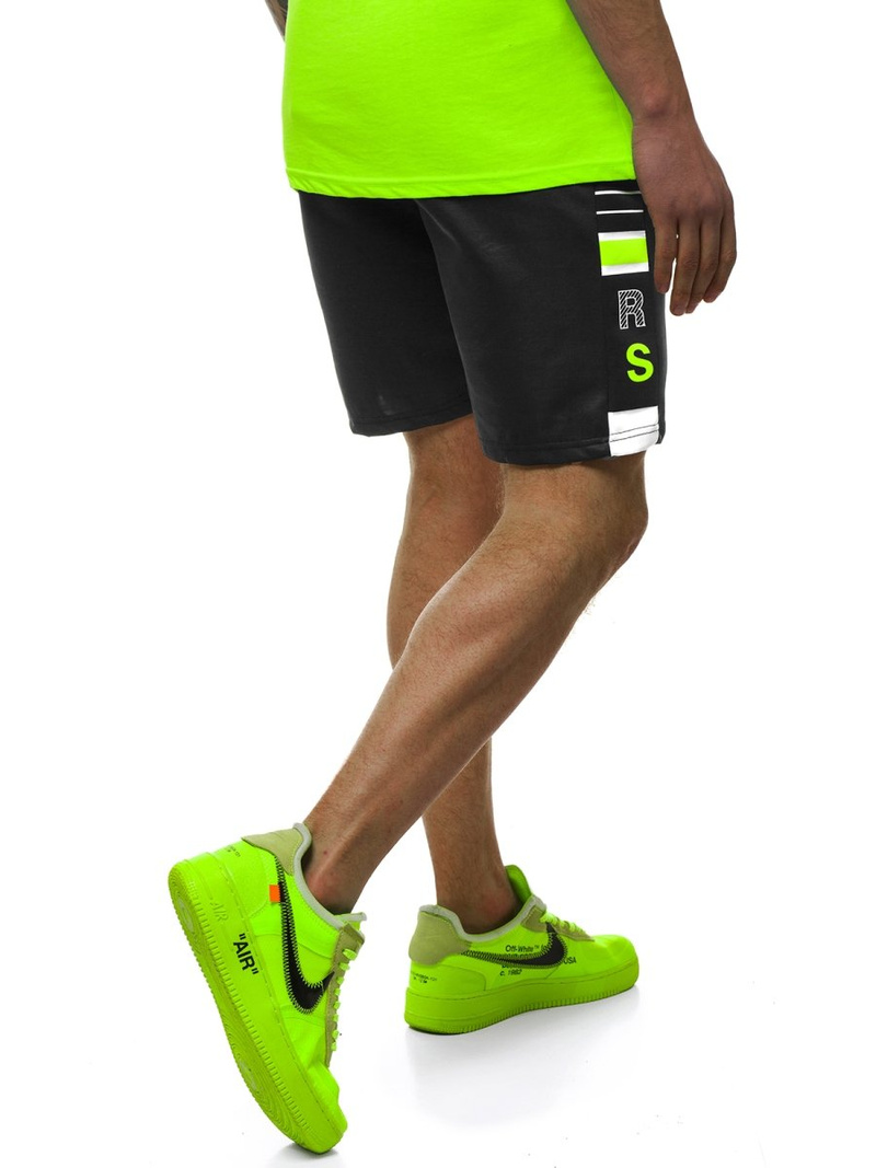 Spodenki męskie czarne OZONEE JS/KK300170