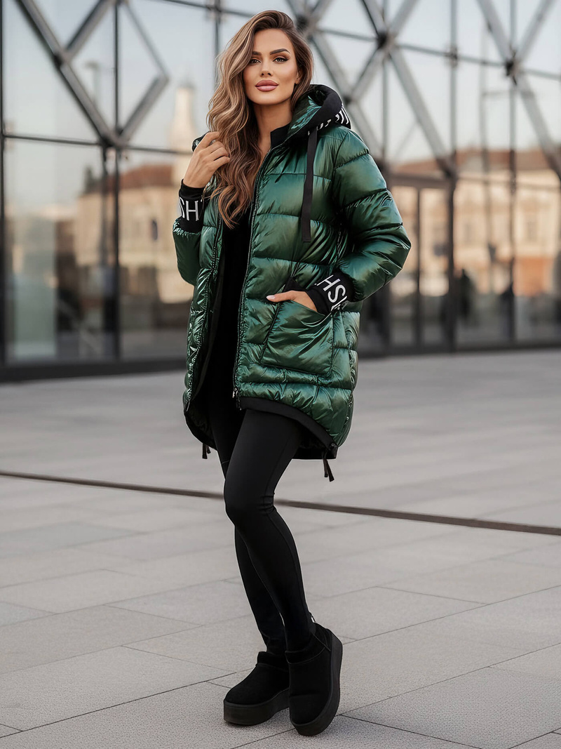 Куртка жіноча Зелена OZONEE JS/5M3188/238Z