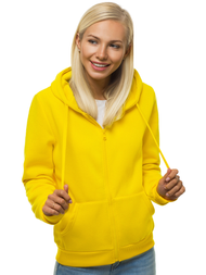 Bluza rozpinana damska żółta OZONEE JS/W03Z