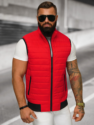 Безрукавка чоловіча Червона OZONEE JS/MY77Z