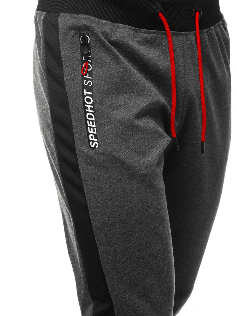 Штани спортивні чоловічі графіт OZONEE JS/AM107