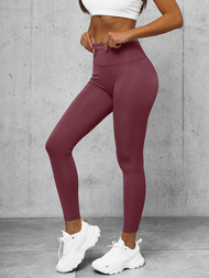 Legginsy damskie ciemno-różowe OZONEE O/K9-JZ