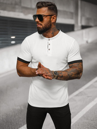 T-shirt męski biały OZONEE O/M011