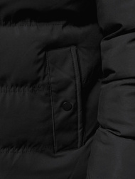 Kurtka zimowa męska pikowana czarna OZONEE JS/5M3120/392