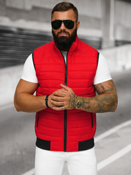 Безрукавка чоловіча Червона OZONEE JS/MY77Z