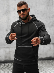 Толстовка чоловіча Чорна OZONEE O/8B152/3