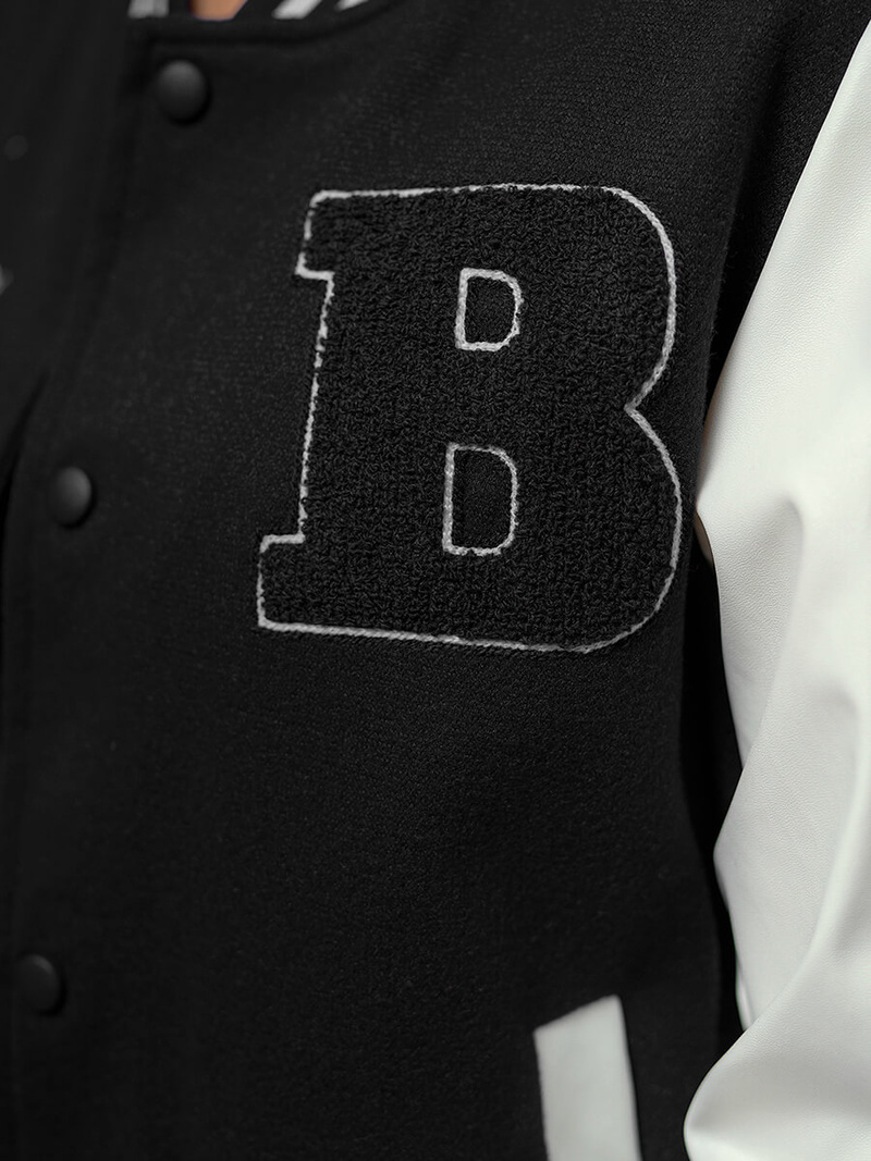 Kurtka damska bomberka czarna OZONEE JS/16M9067/392