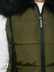 Стьобаний жіночий жилет Хакi OZONEE O/M205/29