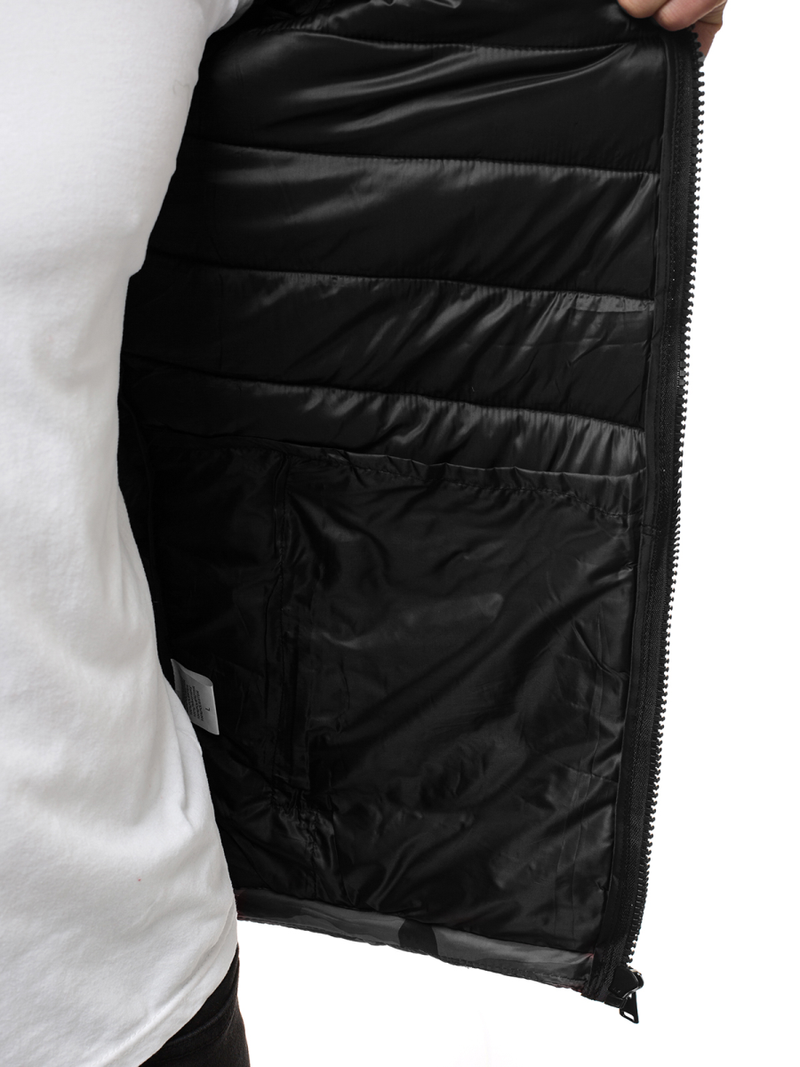 Kurtka męska przejściowa grafitowa-moro OZONEE JS/SM80Z