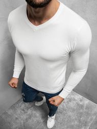 Sweter męski biały OZONEE TMK/YY03/2Z