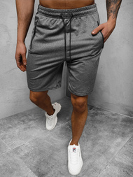 Spodenki dresowe męskie grafitowe OZONEE JS/68025