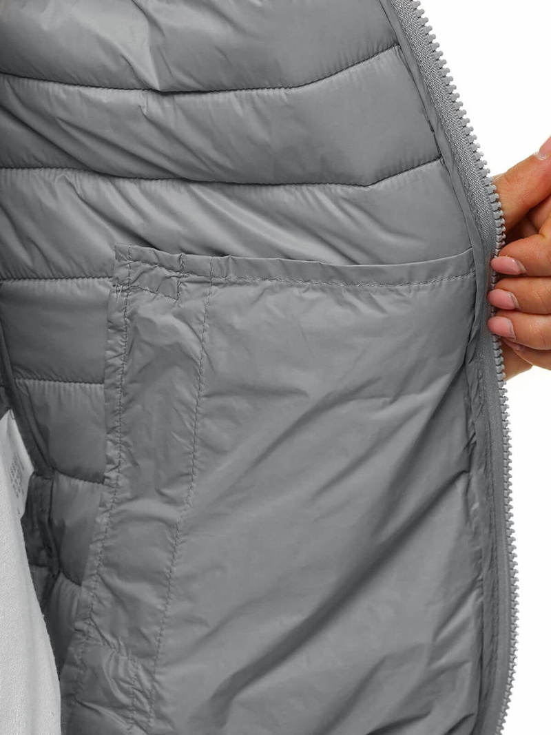 Kurtka przejściowa damska szara OZONEE JS/M23036/92