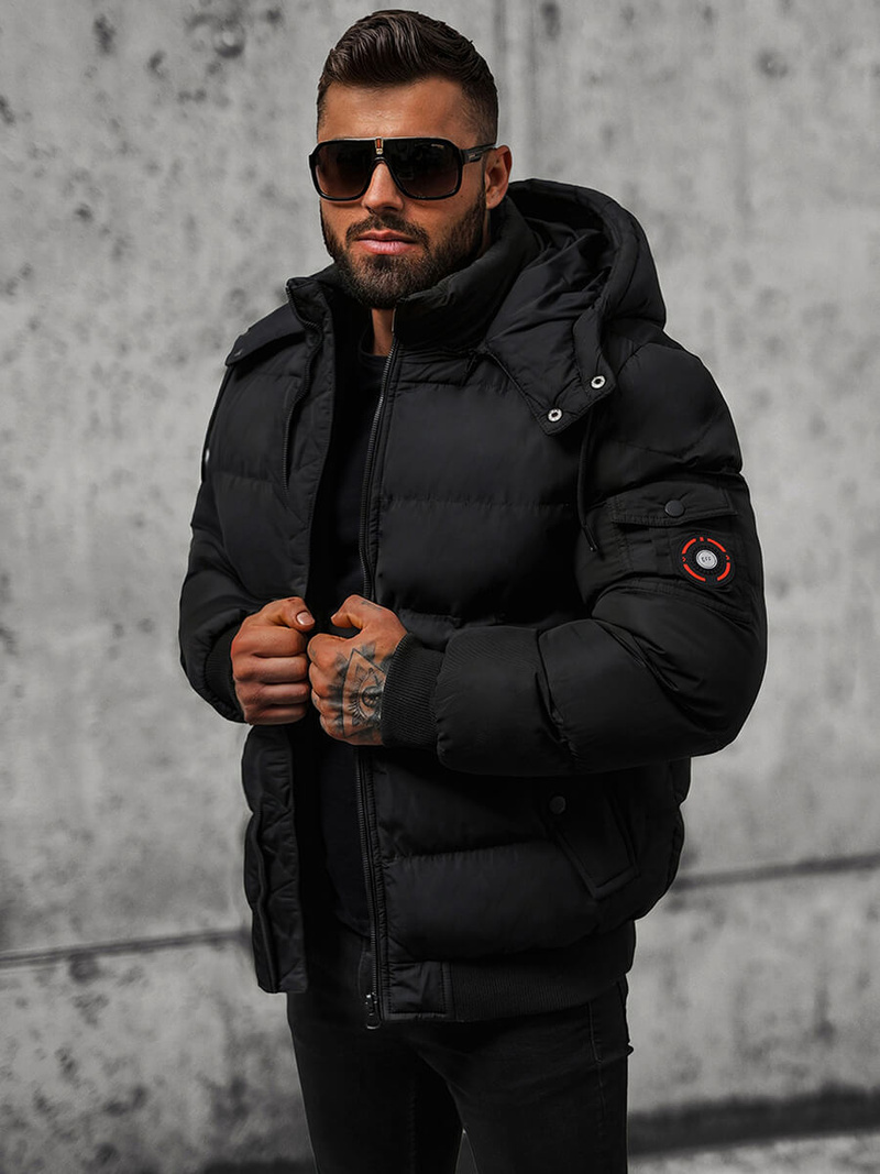 Куртка чоловіча Чорна OZONEE JS/27M8111