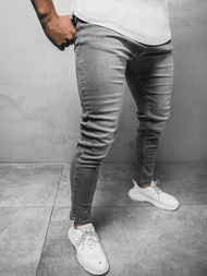 Spodnie jeansowe męskie szare OZONEE DP/700/01