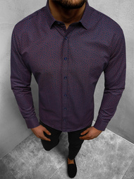 Чоловіча сорочка Ультрамаринова OZONEE O/4022