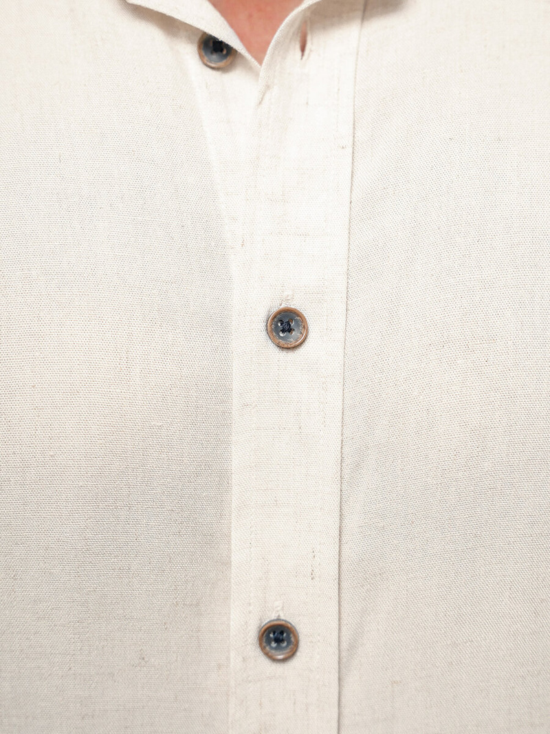 Koszula męska beżowa OZONEE O/242770