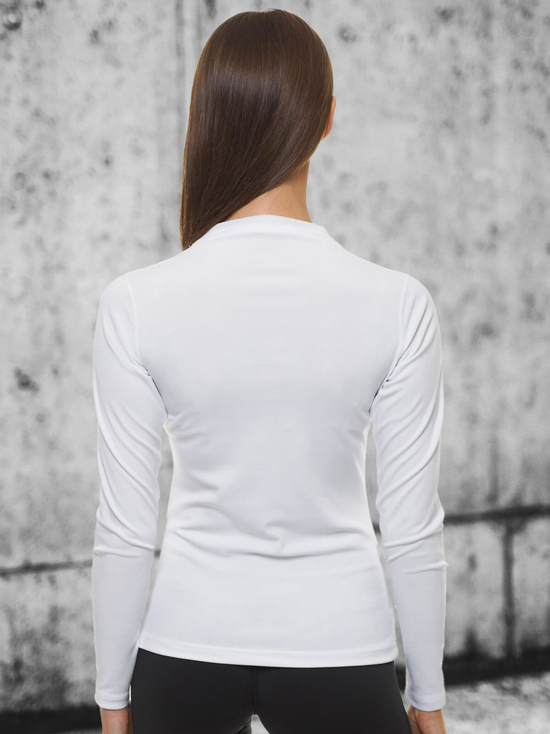 Bluza damska rozpinana biała OZONEE JS/HD152/45