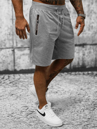 Spodenki dresowe męskie szare OZONEE JS/8K922