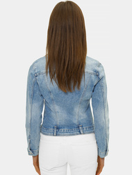 Жіноча джинсова куртка Синя OZONEE O/WL2152
