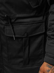 Kurtka zimowa męska czarna OZONEE JS/22M317/392