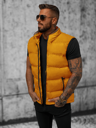 Kamizelka męska pikowana żółta OZONEE N/7131Z