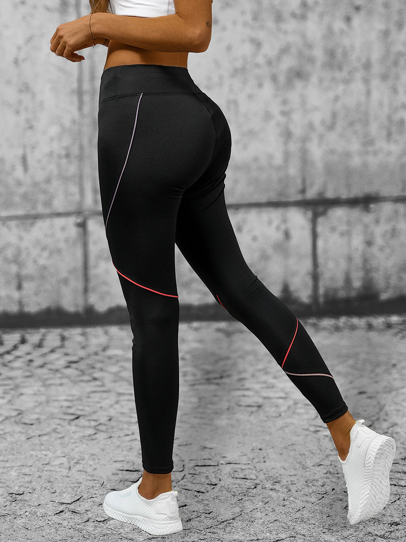 Legginsy damskie czarne OZONEE O/YY9272
