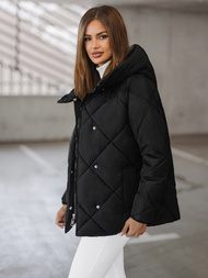 Куртка жіноча чорна OZONEE JS/5M3175/392Z