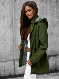 Kurtka damska zielona OZONEE JS/16M9068/136