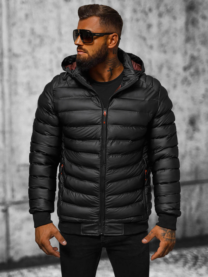 Куртка чоловіча чорна OZONEE JS/22M325/392