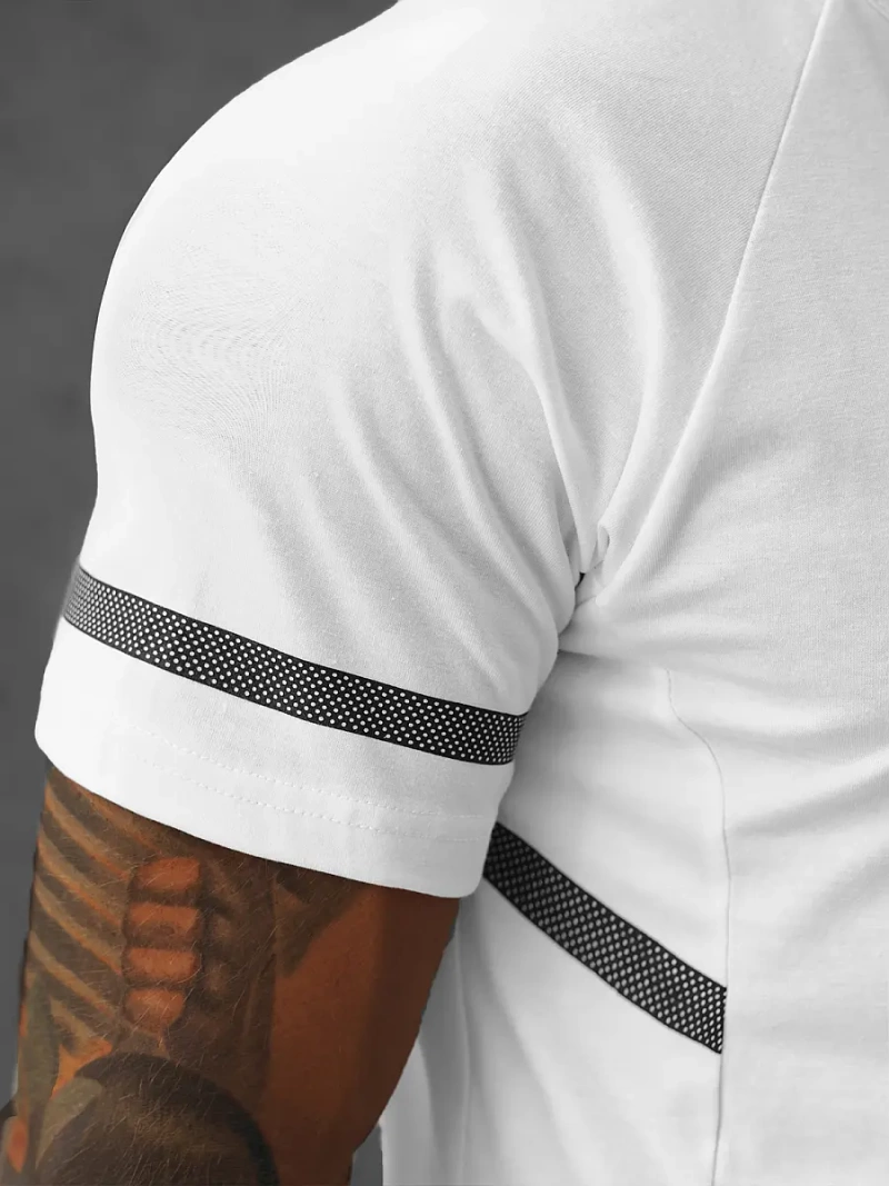 T-Shirt męski biały OZONEE JS/S150/1Z