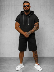 Чоловічий спортивний комплект чорний OZONEE O/3C110/9