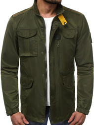 Kurtka przejściowa męska zielona OZONEE O/99237