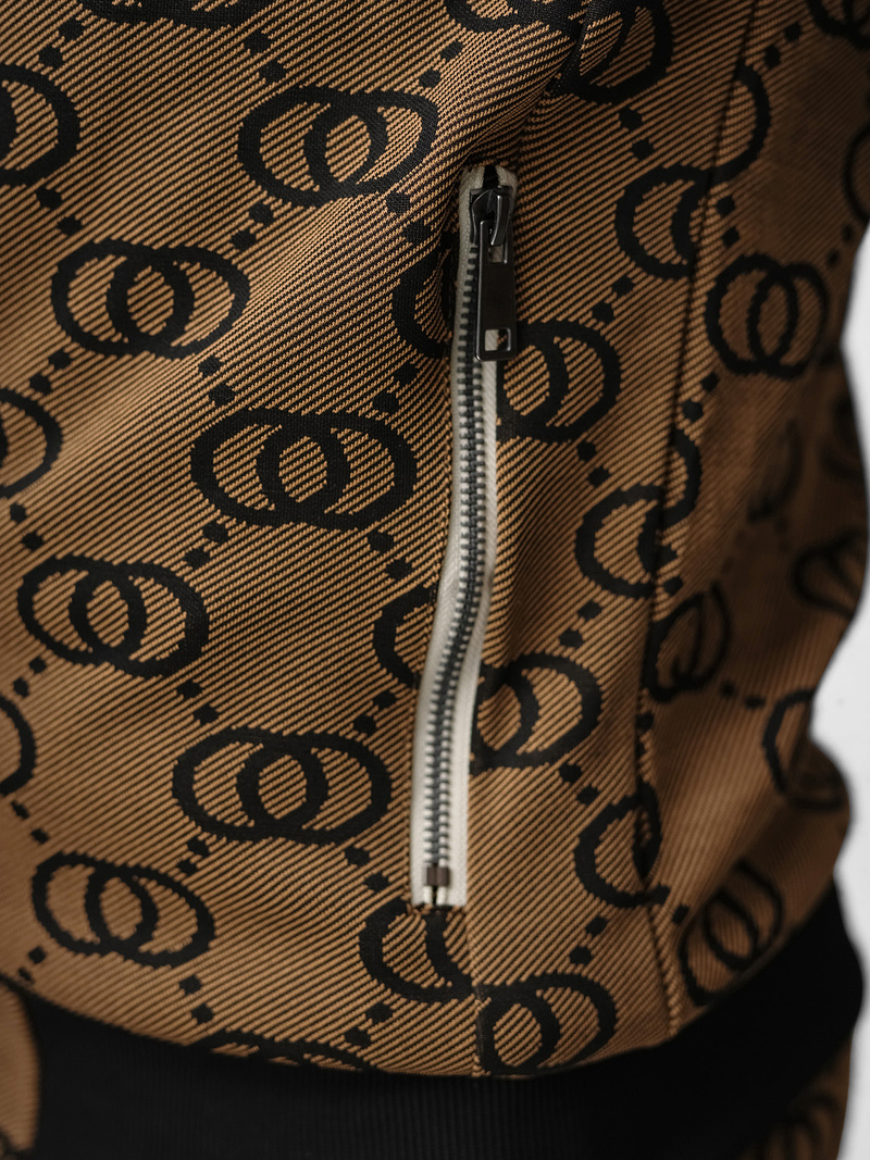 Спортивний костюм чоловічій Темно-Бежевi OZONEE O/FF5053AB