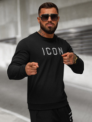 Bluza męska czarna OZONEE O/D7394