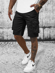 Шорти джинові чоловічі чорнi OZONEE T/XX160086/1Z