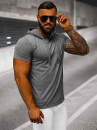 Футболка чоловіча графіт OZONEE JS/8T89/5