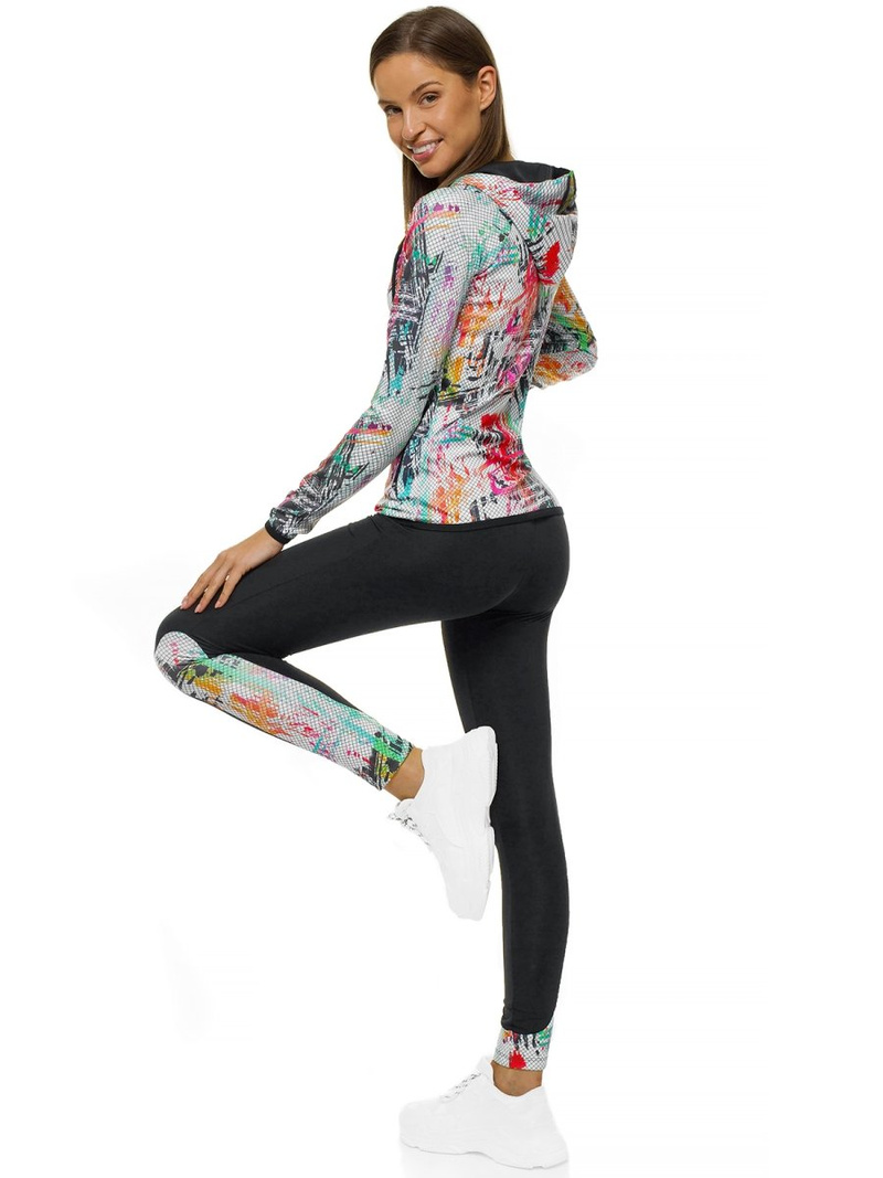 Komplet sportowy dwuczęściowy damski kolorowy OZONEE O/MS020