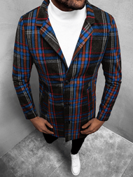 Пальто чоловіче чорно-синій OZONEE O/5628