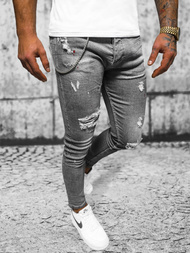 Чоловічі джинси Графітові OZONEE O/MB459