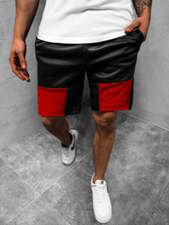 Spodenki dresowe męskie czarne OZONEE JS/81020Z