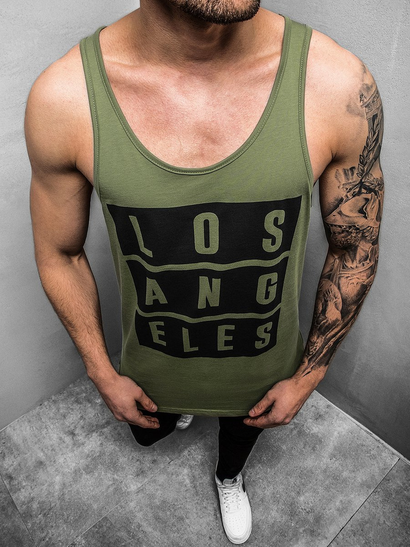 Майка чоловіча Зелена OZONEE 724TZ