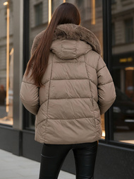 Куртка жіноча Темно-Бежева OZONEE O/16M9179/84