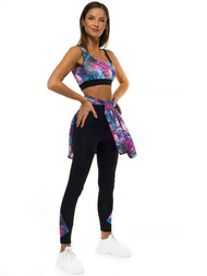 Жіночий спортивний костюм з трьох частин Кольоровий OZONEE O/MS017